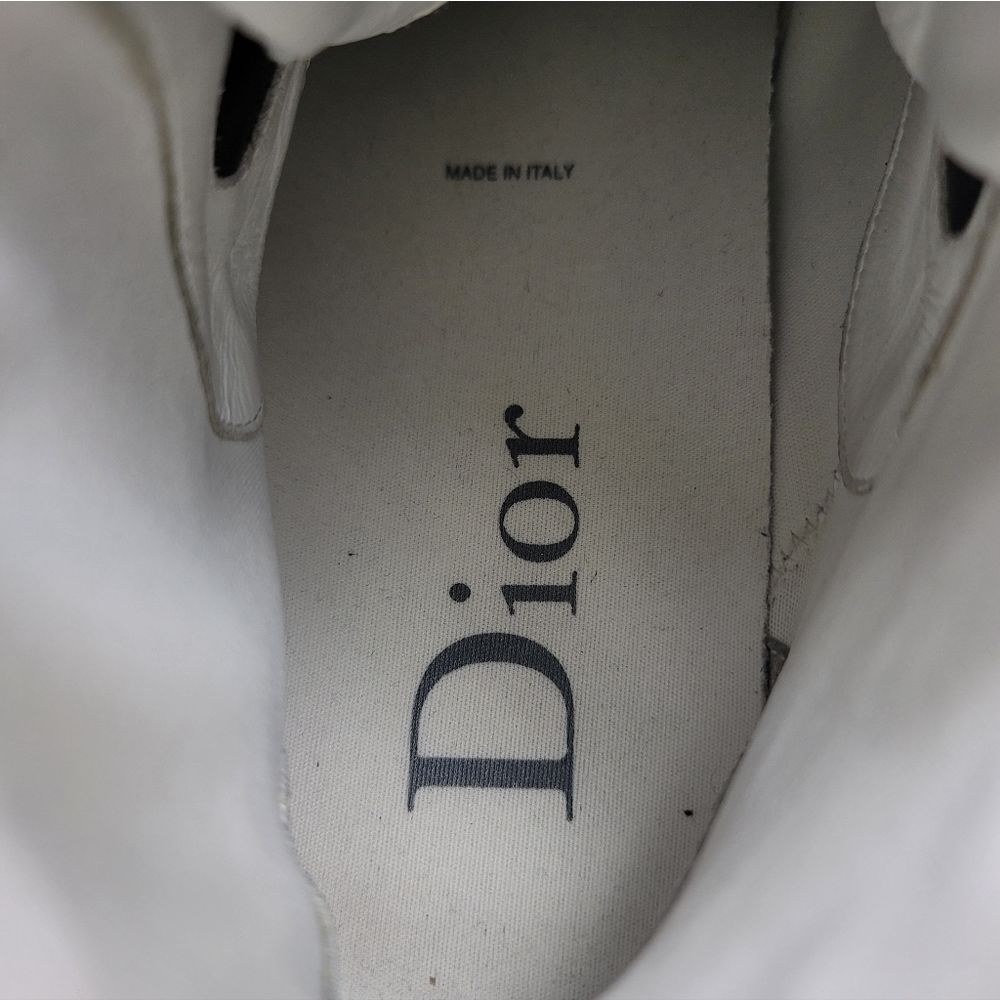 Christian Dior Homme Men’s Technical Nylon High Top Sneakers Black 12 Italy Made - Picture 7 of 9